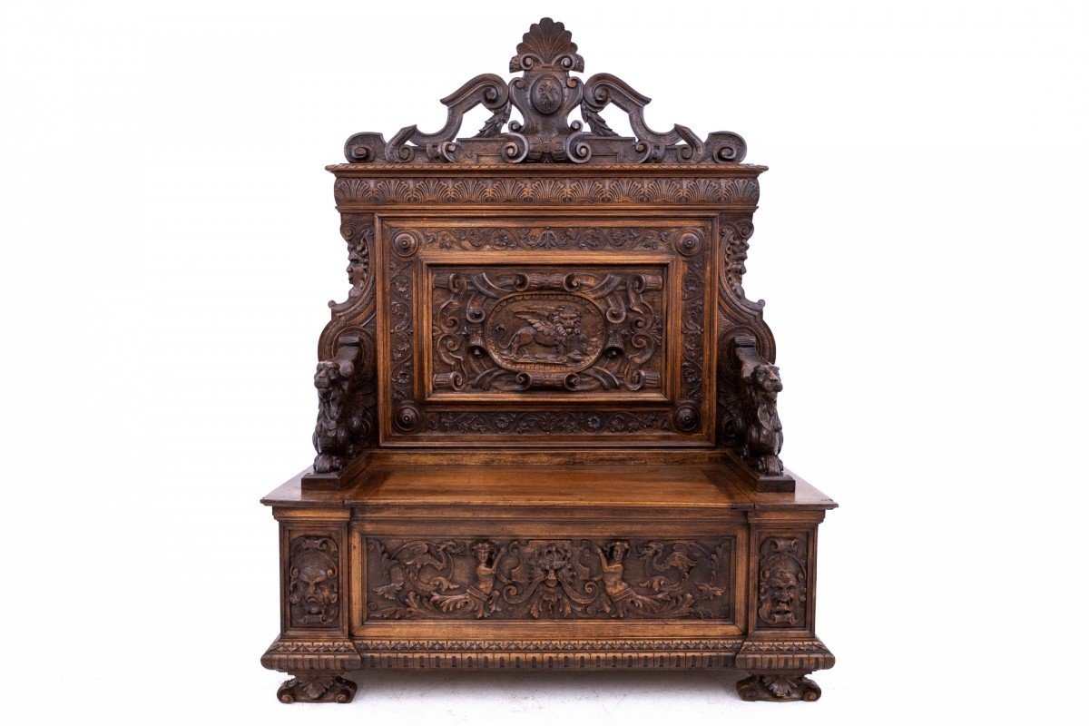 Renaissance Style Chest, France, Circa 1870.