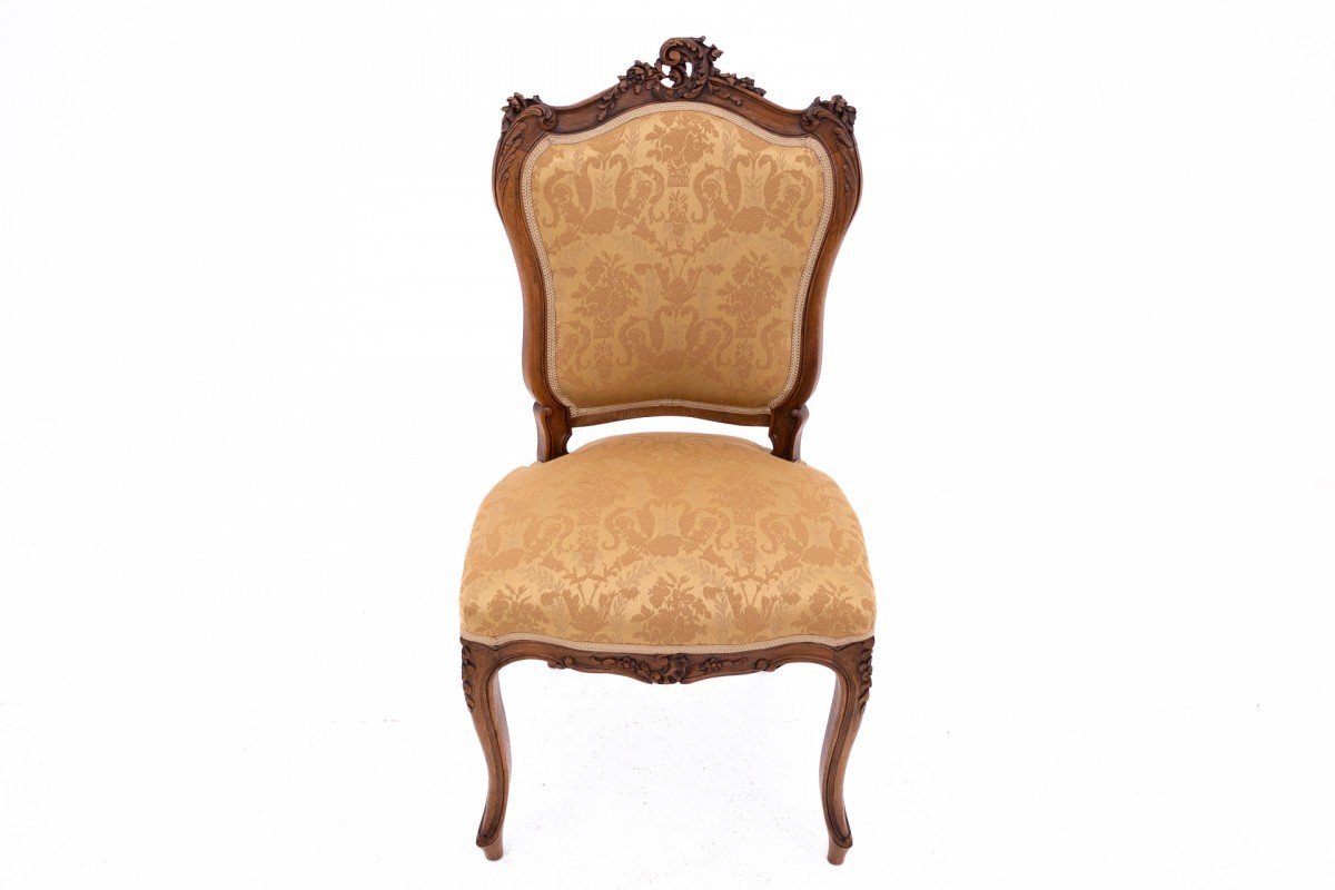 Chaise Ancienne, France, Fin Du 19ème Siècle. Après Rénovation.-photo-3