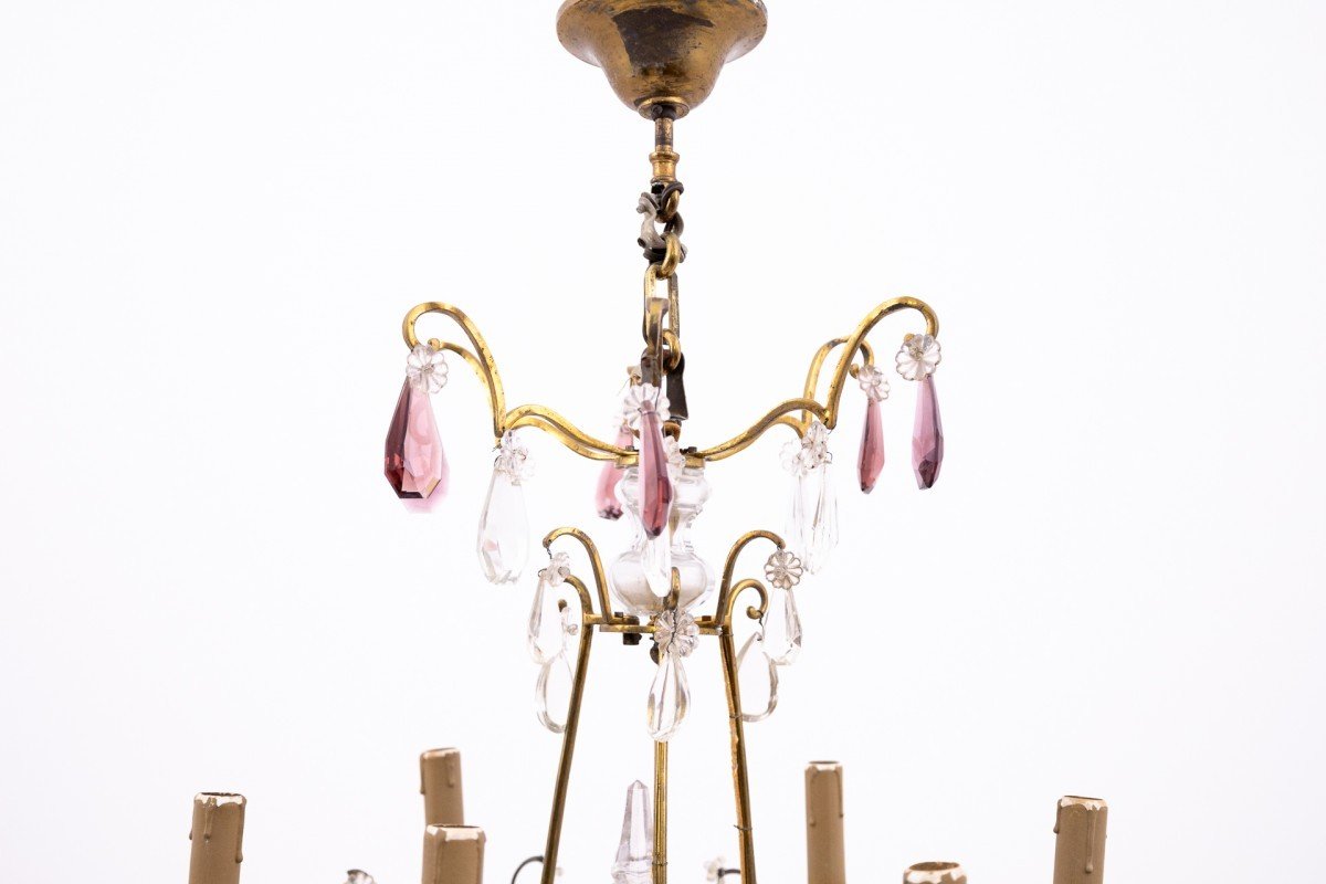 Chandelier, Circa 1950, France.-photo-3