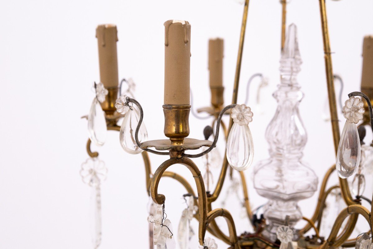 Chandelier, Circa 1950, France.-photo-3