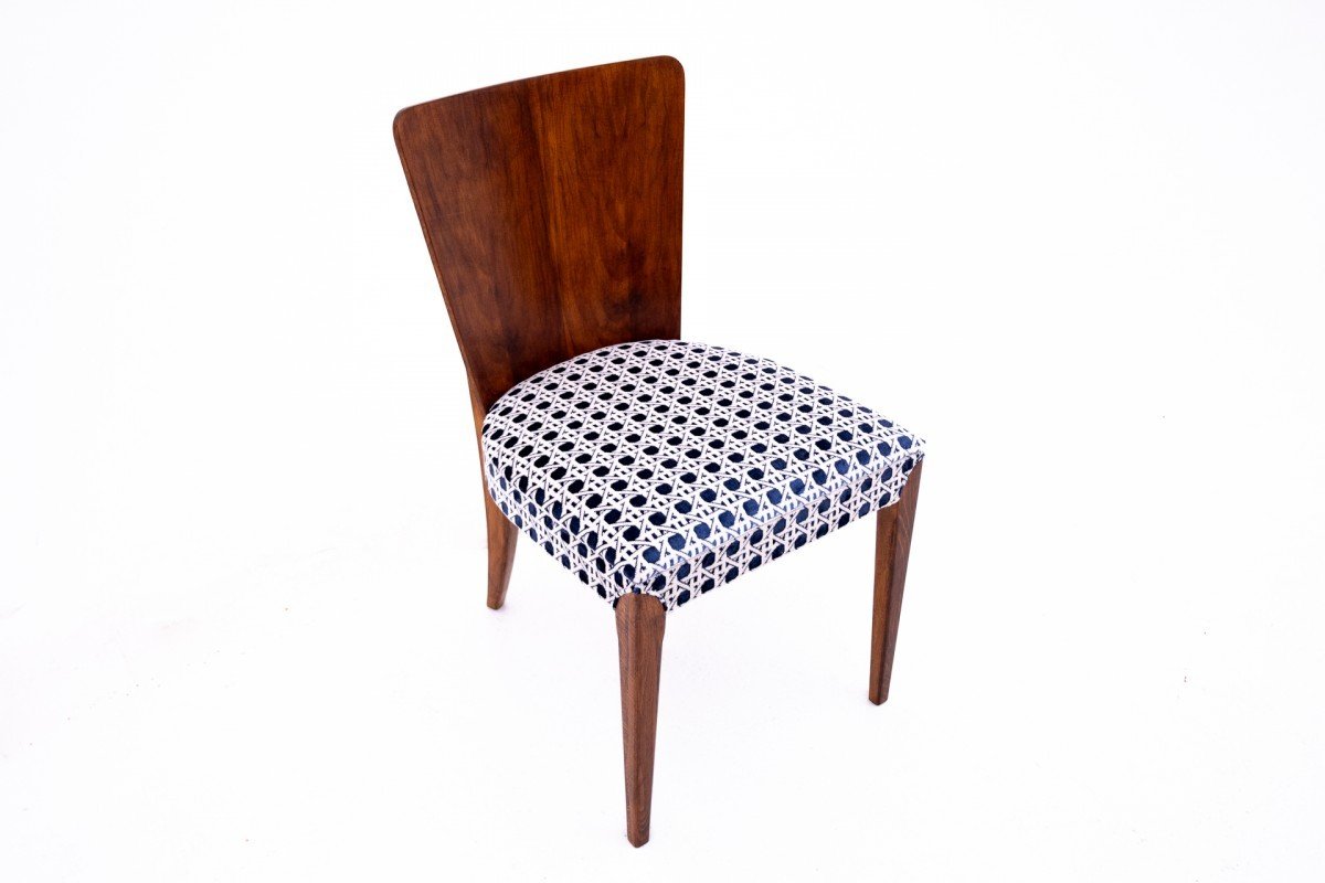 A Set Of Chairs Designed By J. Halabala, Czechoslovakia, 1930s. After Renovation.-photo-1