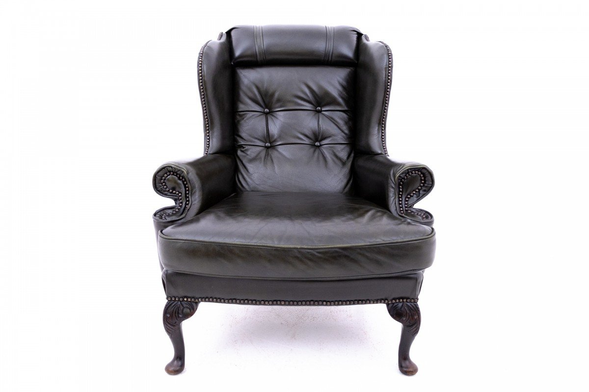 Chesterfield Armchair From The 1950s, Western Europe.