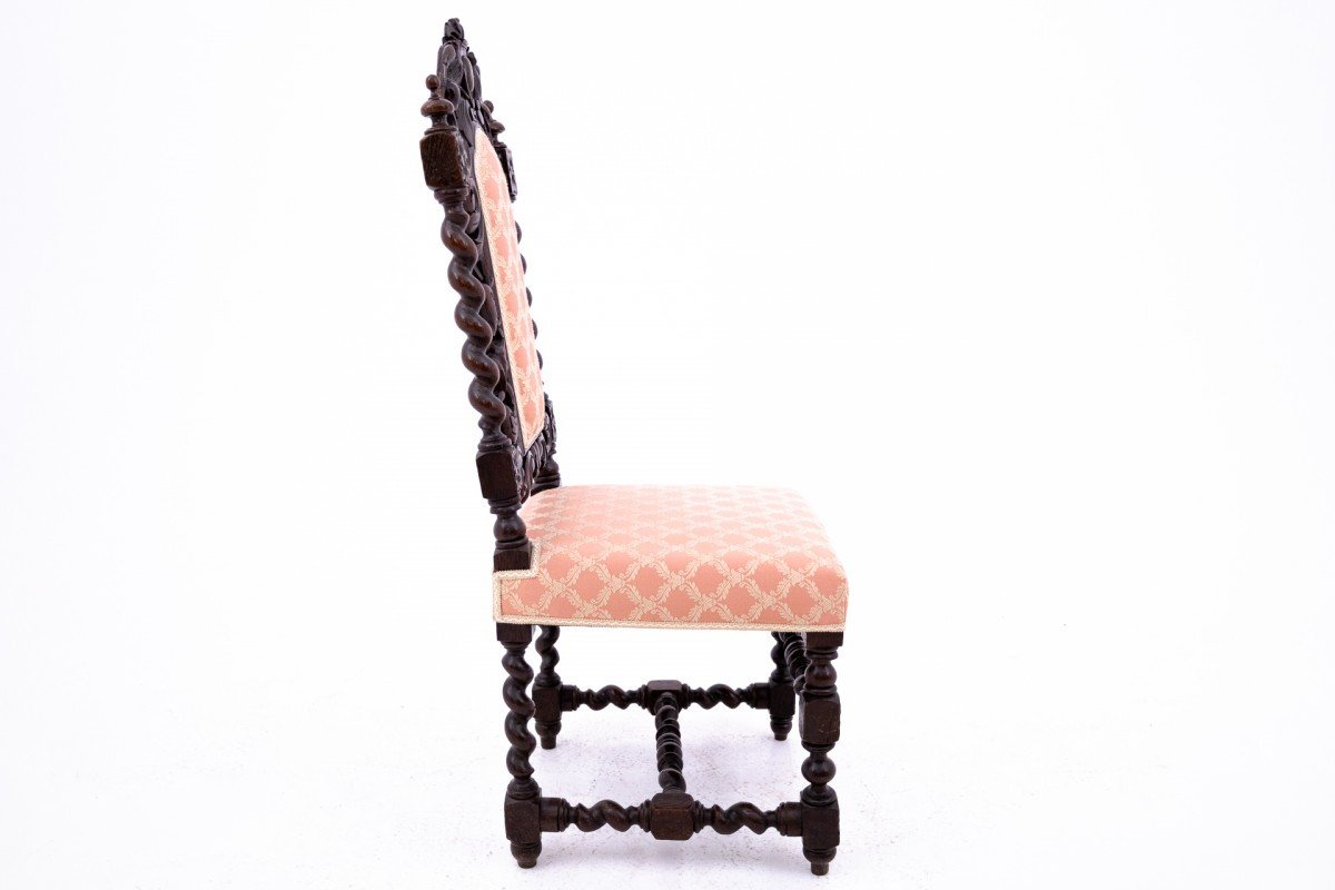  Table With Four Chairs, Renaissance Style, Germany, Circa 1870-photo-3
