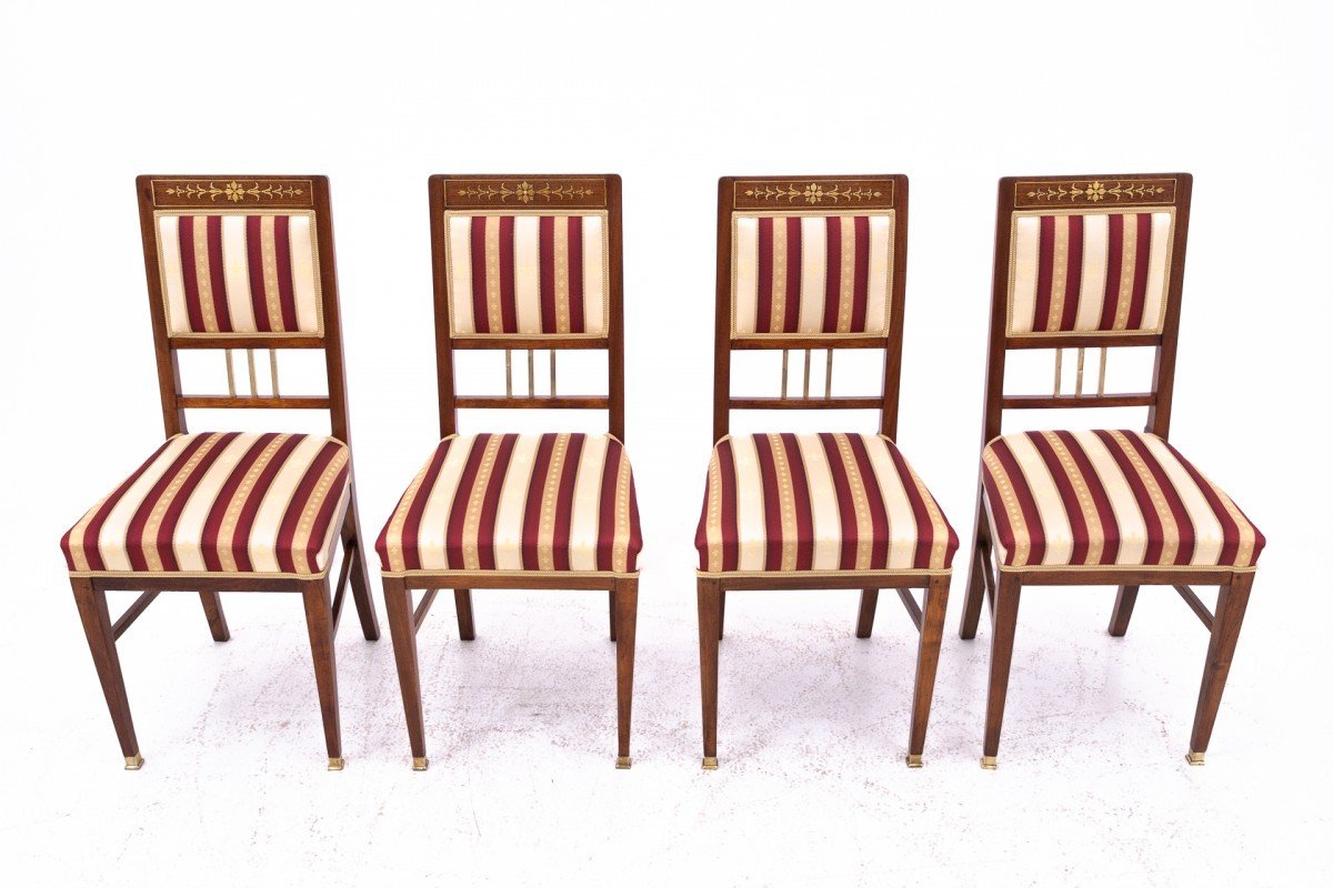Set Of Chairs, Poland, 1920s.