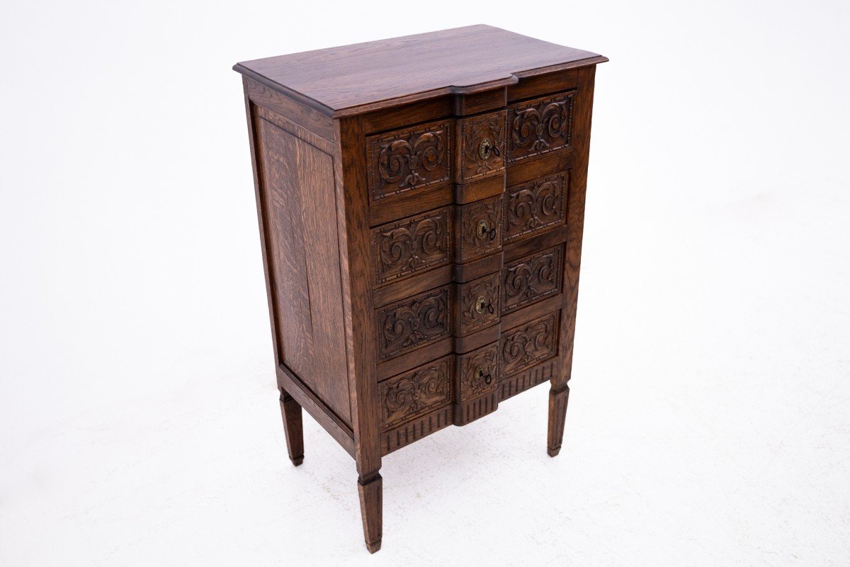 Commode étroite, France, Ca. 1890.-photo-2