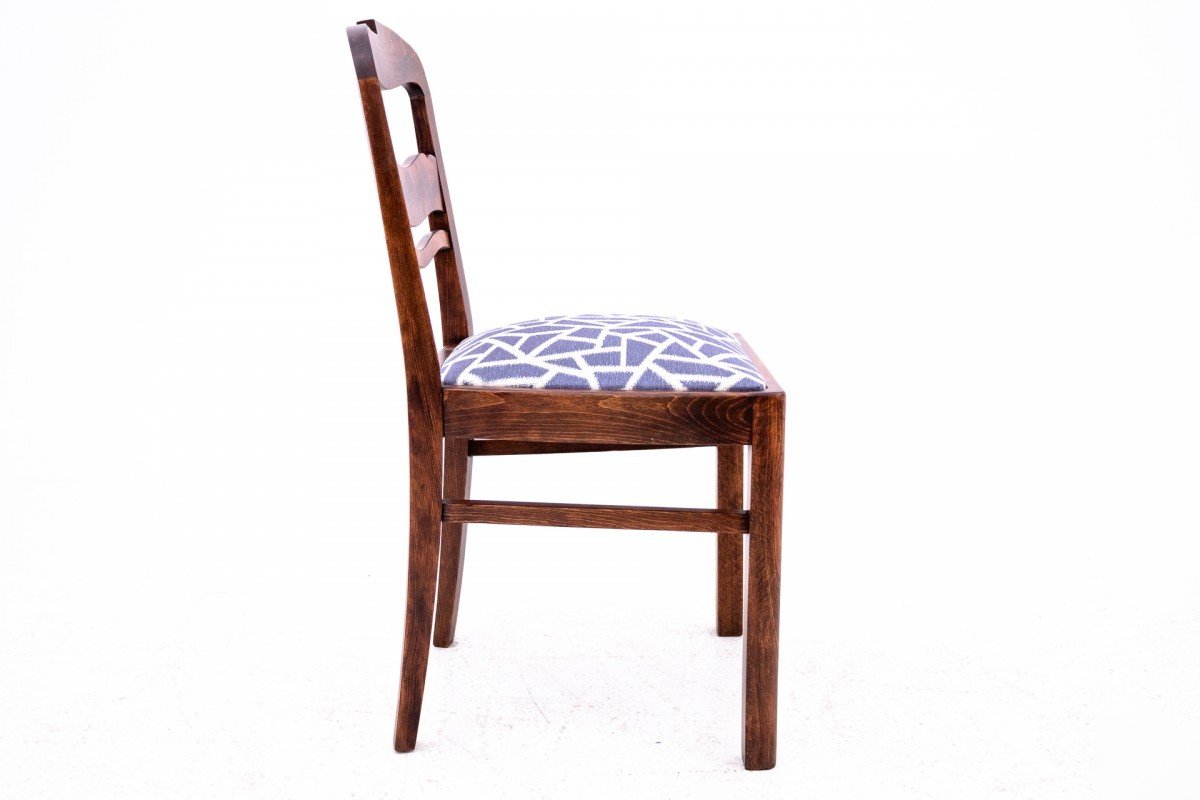 Art Deco Dressing Table And Chair, Poland, Ca. 1950.-photo-6