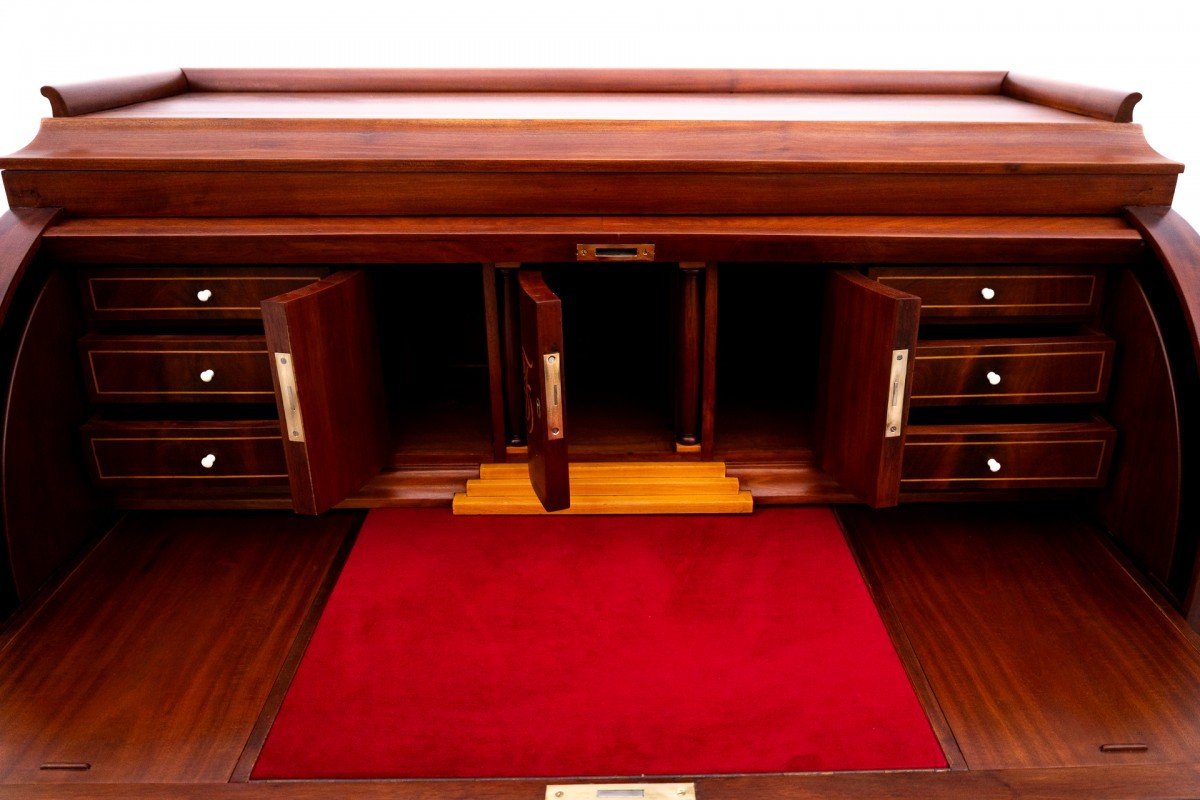 Biedermeier Secretary Circa 1880, Northern Europe.-photo-1