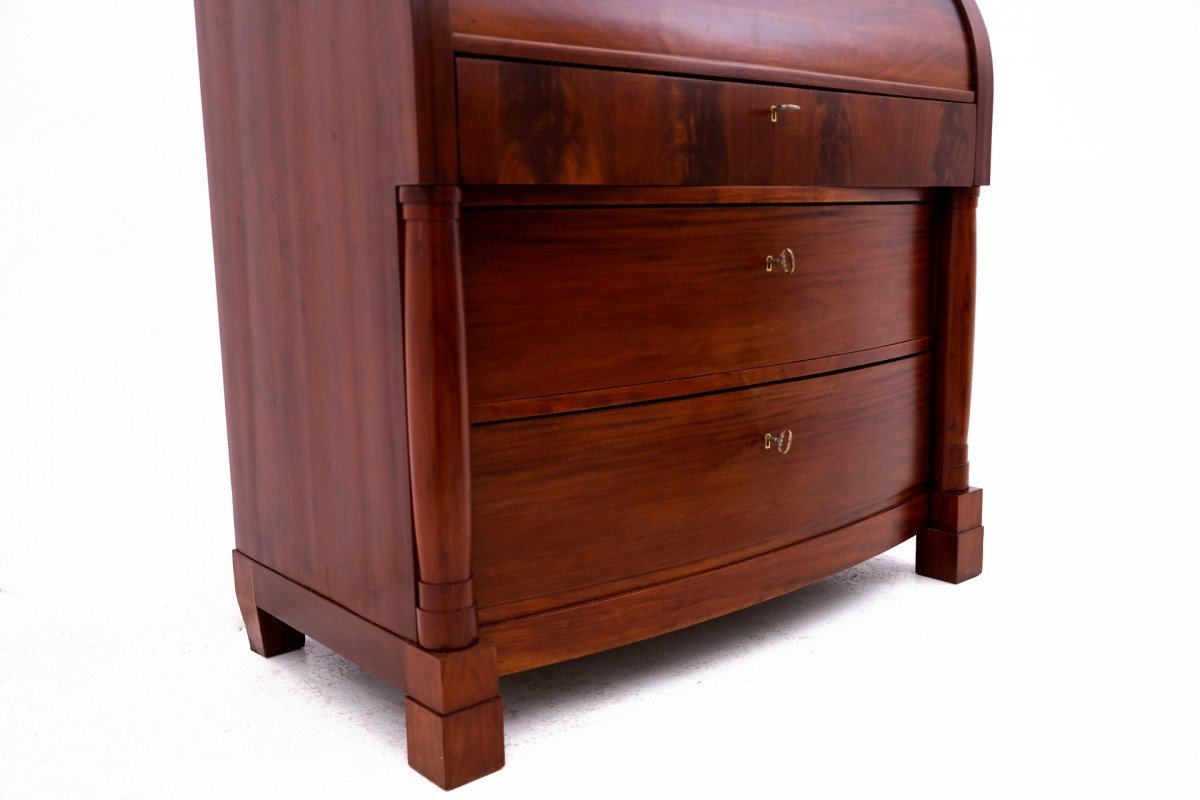 Biedermeier Secretary Circa 1880, Northern Europe.-photo-3