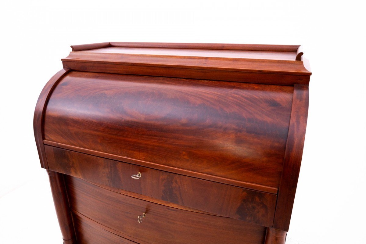 Biedermeier Secretary Circa 1880, Northern Europe.-photo-5