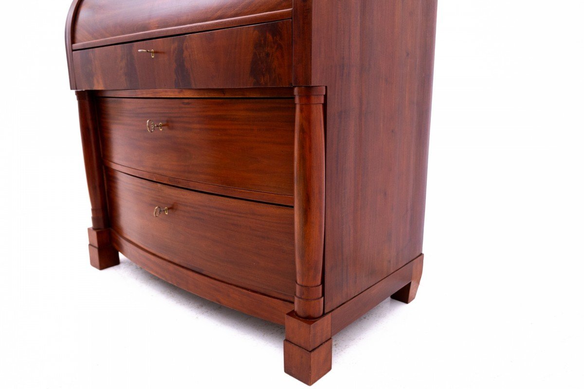 Biedermeier Secretary Circa 1880, Northern Europe.-photo-6