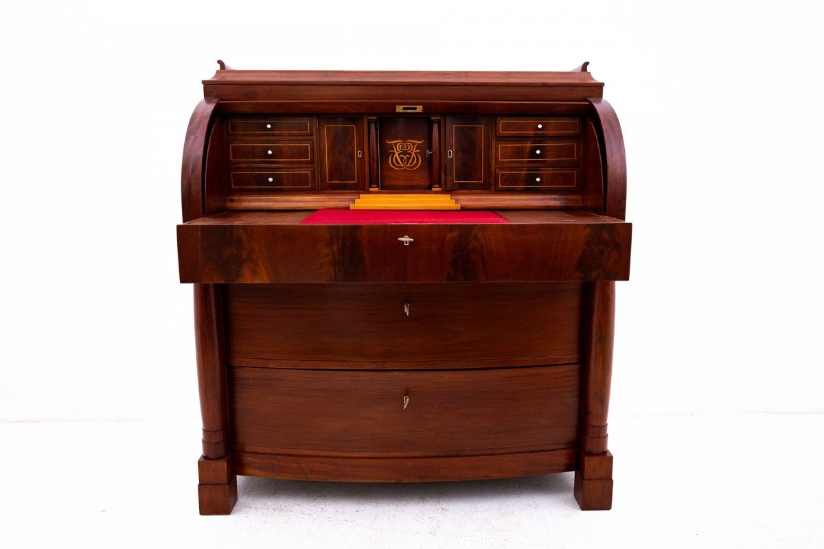Biedermeier Secretary Circa 1880, Northern Europe.
