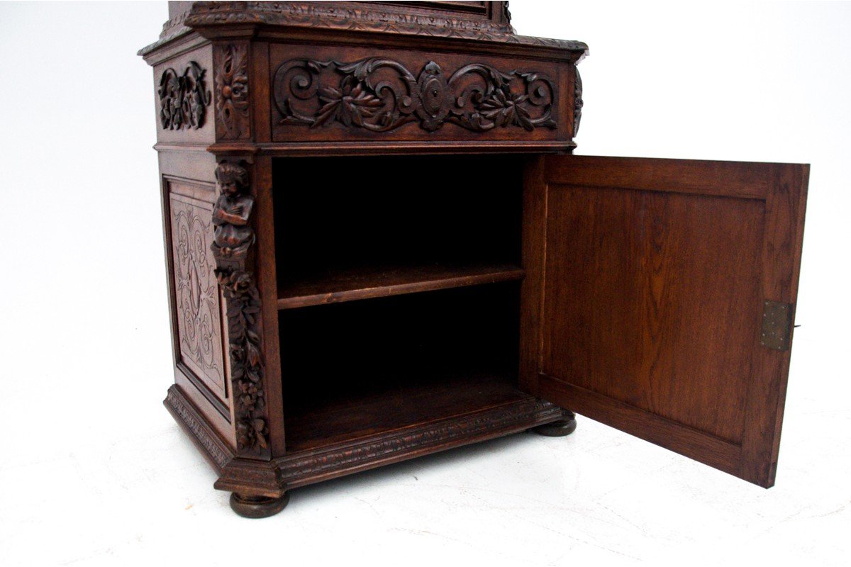 Armoire Sculptée, France, Vers 1880.-photo-4
