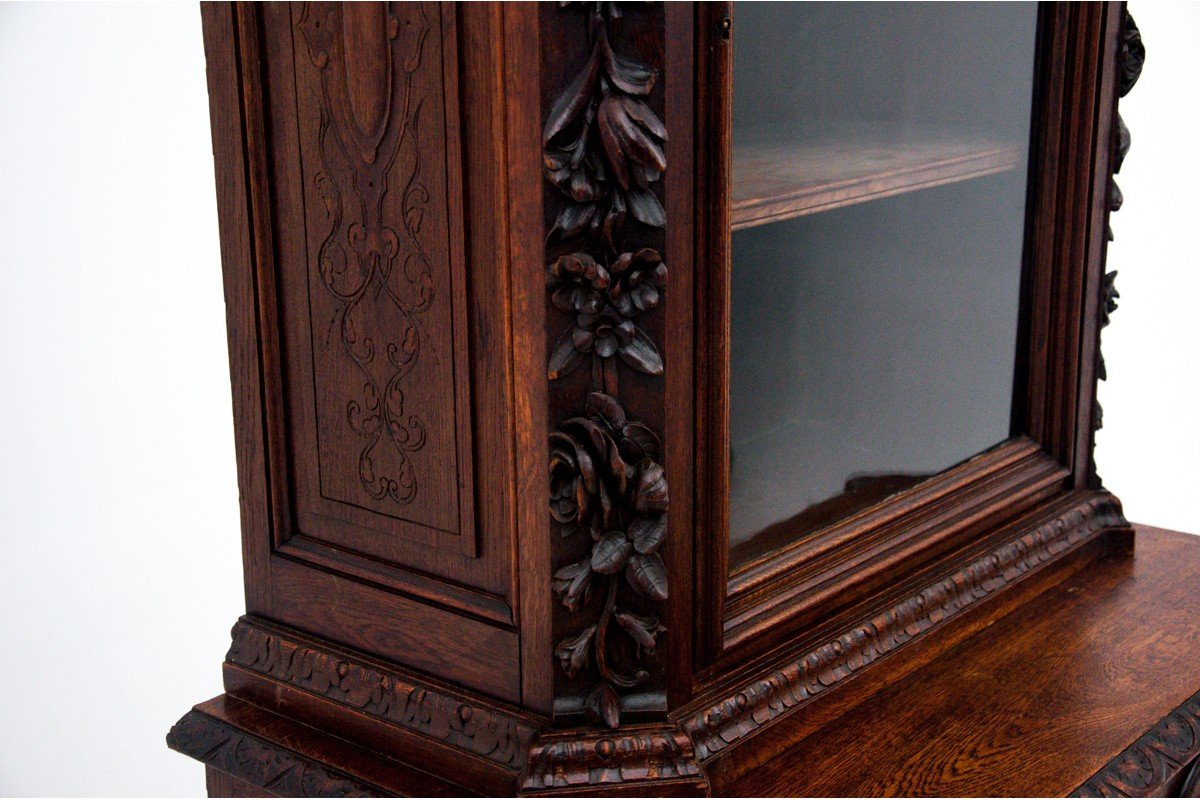 Armoire Sculptée, France, Vers 1880.-photo-6