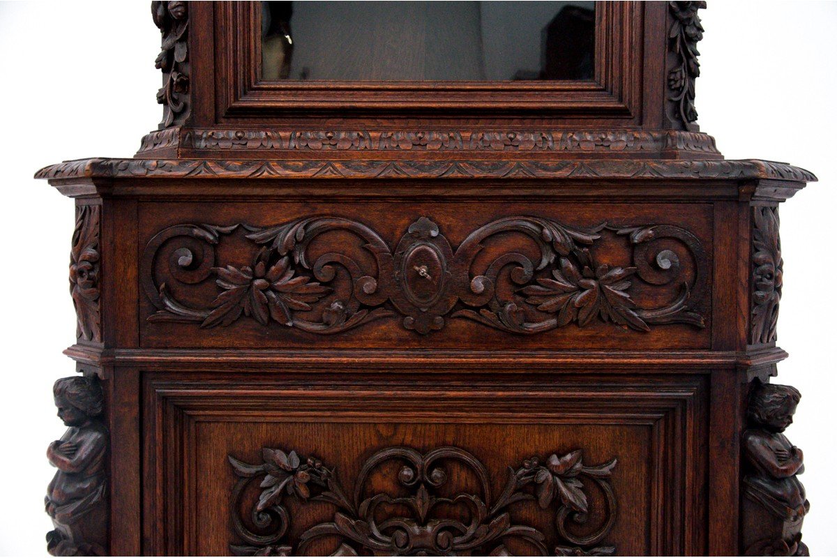 Armoire Sculptée, France, Vers 1880.-photo-7