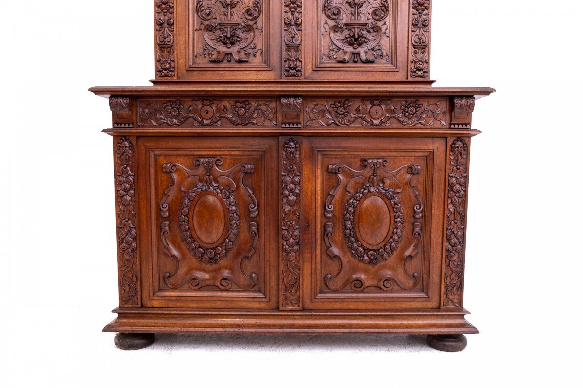 Carved Sideboard, France, Ca. 1870.-photo-3