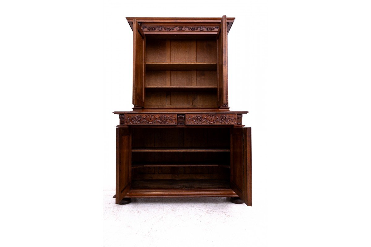 Carved Sideboard, France, Ca. 1870.-photo-6