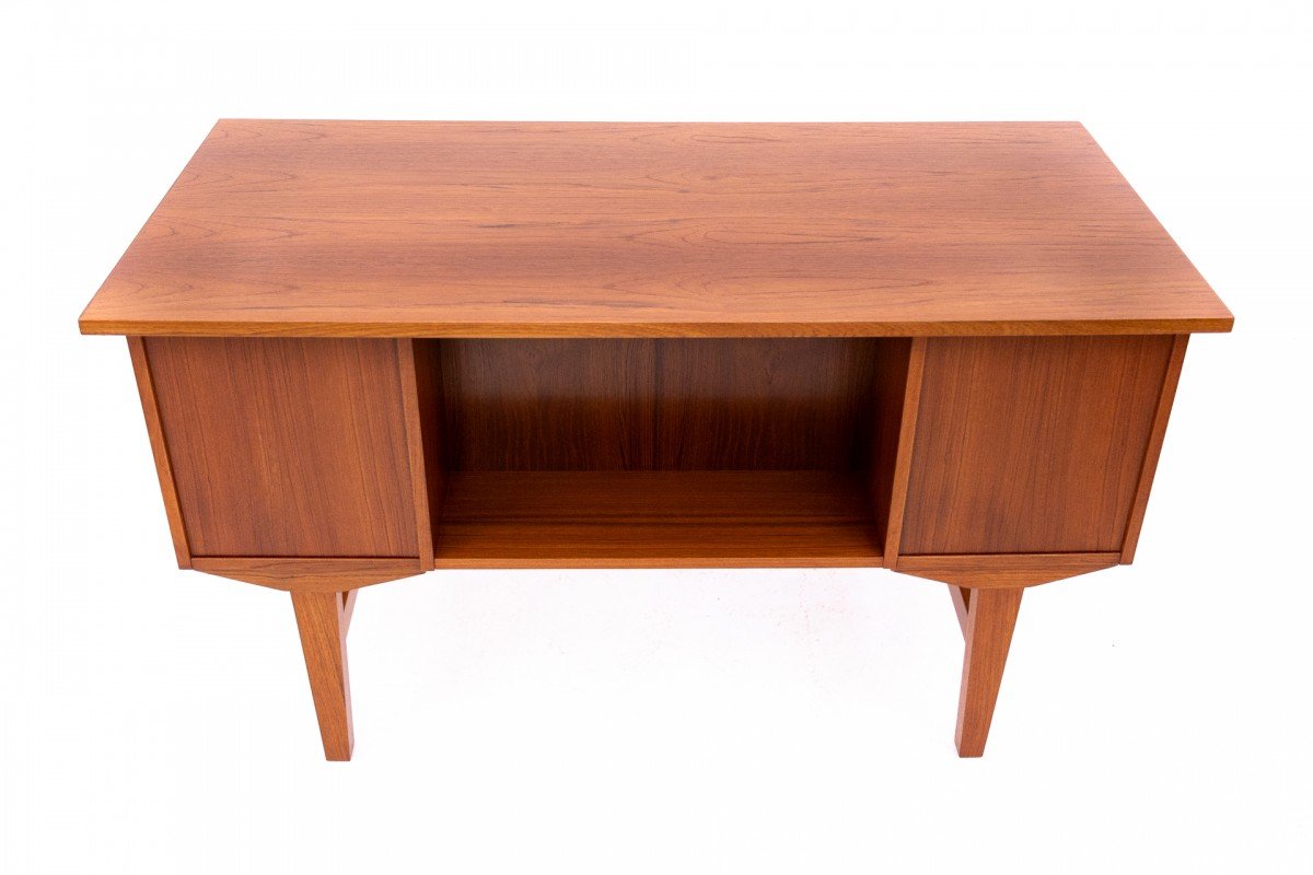 Bureau En Teck, Danemark, Années 1960.-photo-7