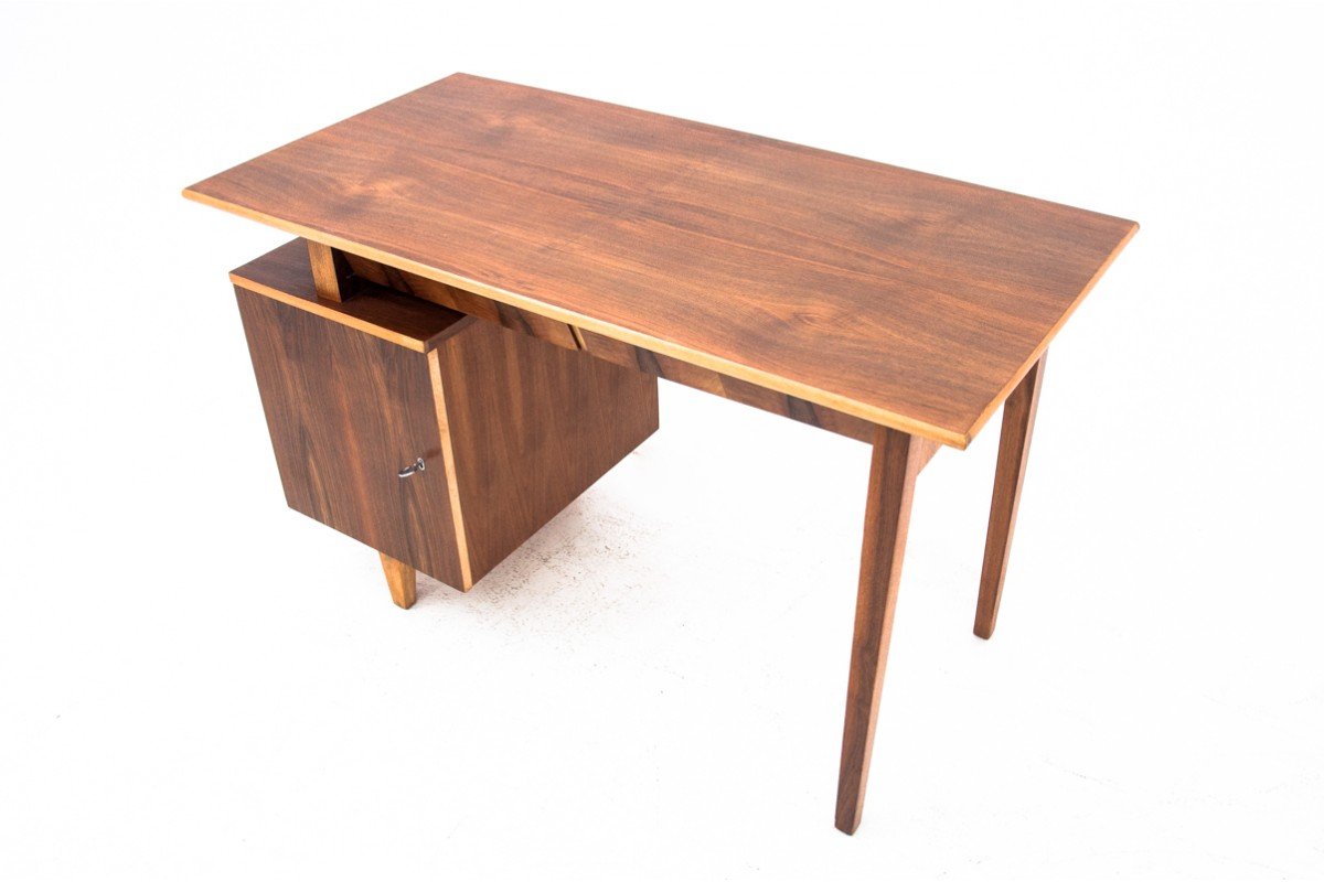 Vintage Desk, Designed By M. Puchała, Poland, 1960s.-photo-1