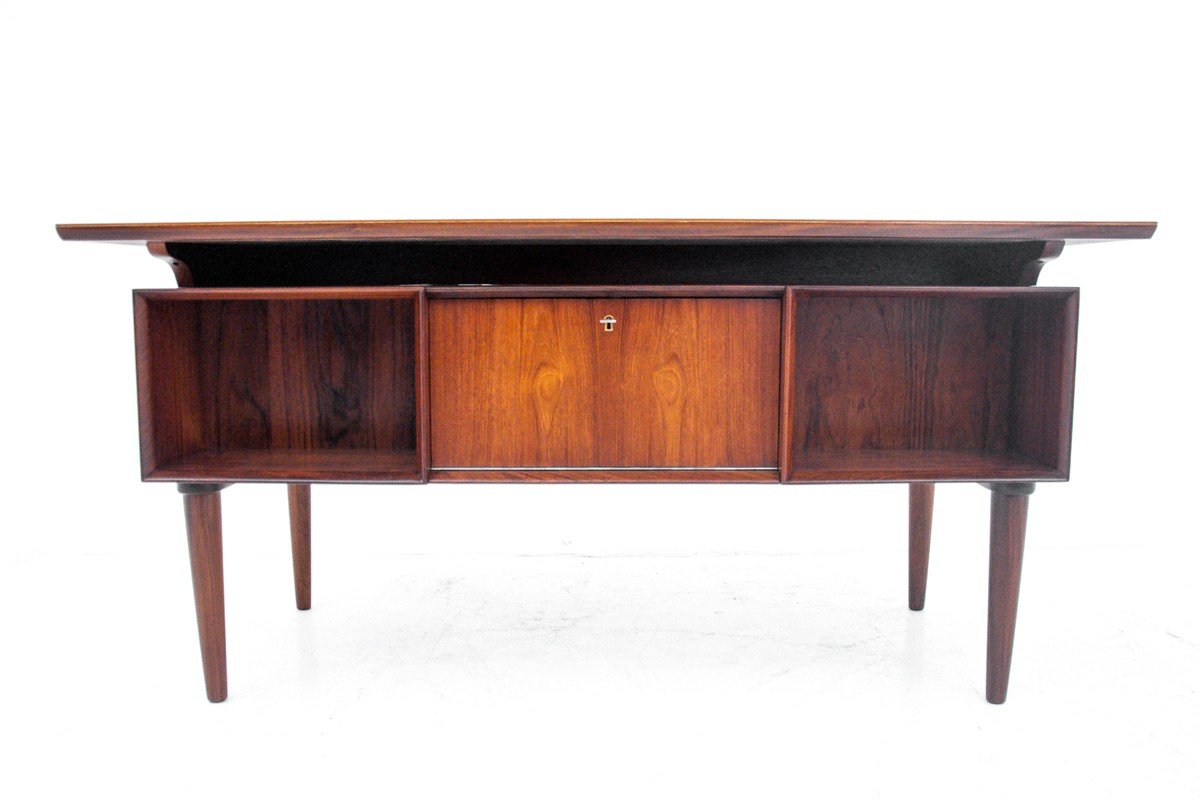 Teak Desk, Denmark, 1960s-photo-7