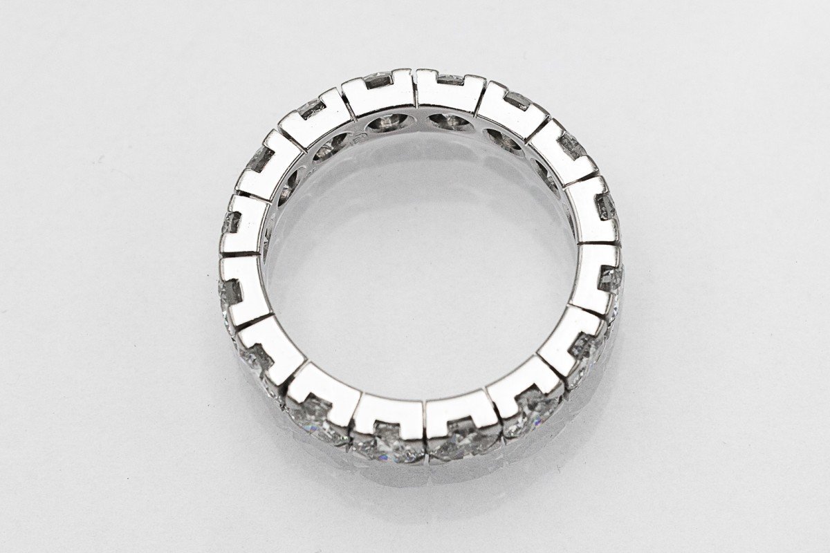 Bague d'éternité en diamant, environ 4,80 ct-photo-3