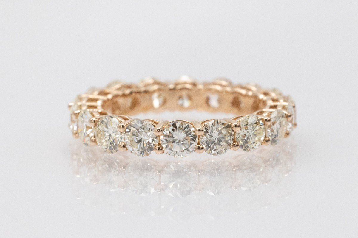 4.60 Ct Diamond Eternity Ring-photo-3