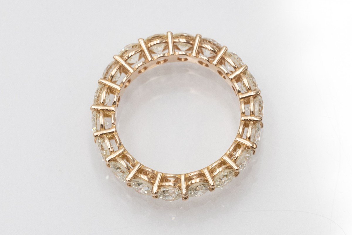 4.60 Ct Diamond Eternity Ring-photo-4