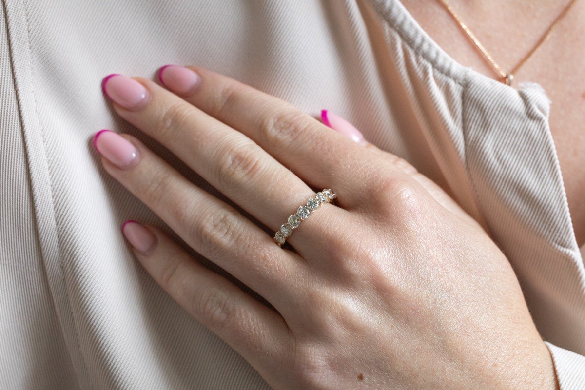 4.60 Ct Diamond Eternity Ring-photo-1