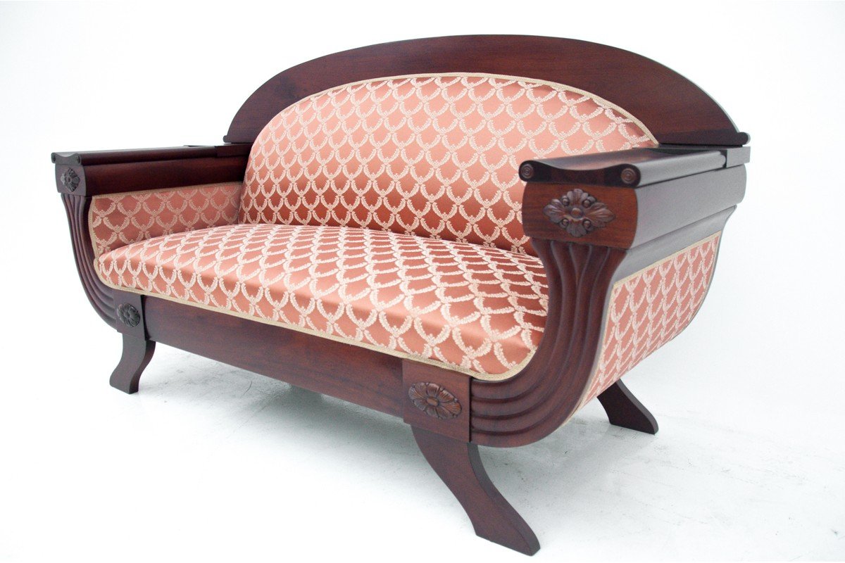 Antique sofa, Northern Europe, turn of the 19th centuries.-photo-3
