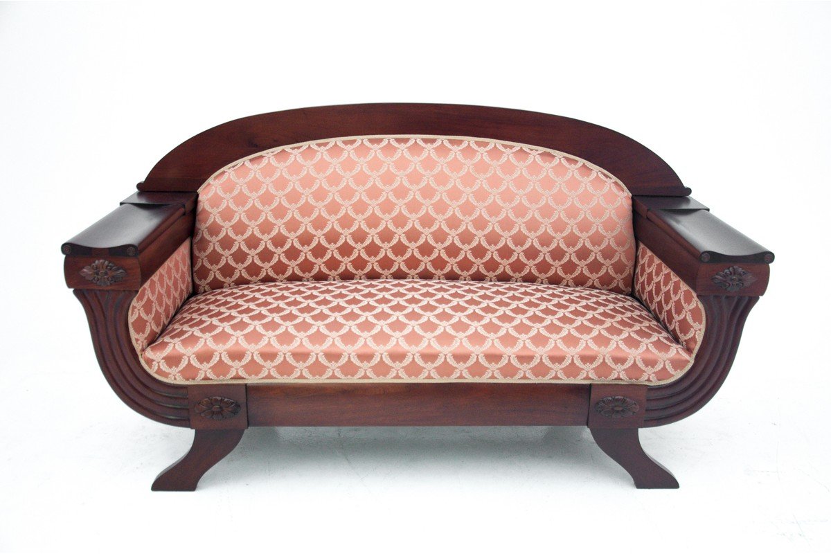 Antique sofa, Northern Europe, turn of the 19th centuries.-photo-4