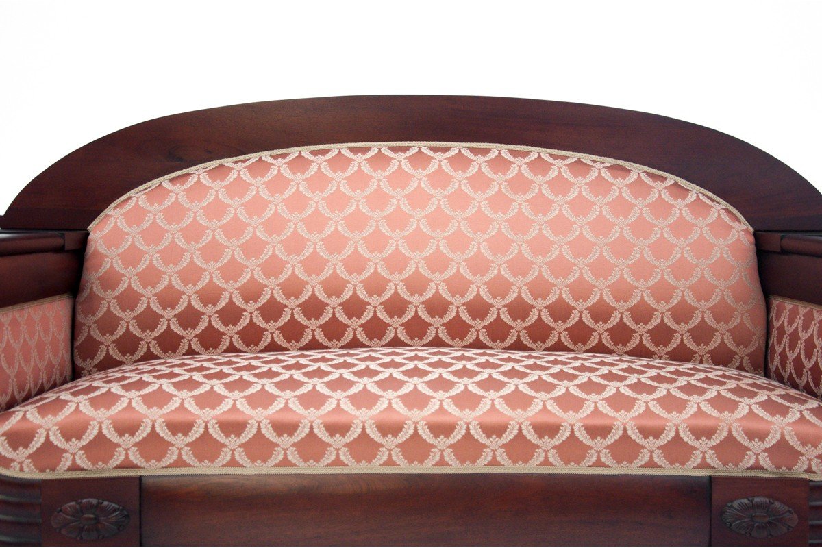 Antique sofa, Northern Europe, turn of the 19th centuries.-photo-1