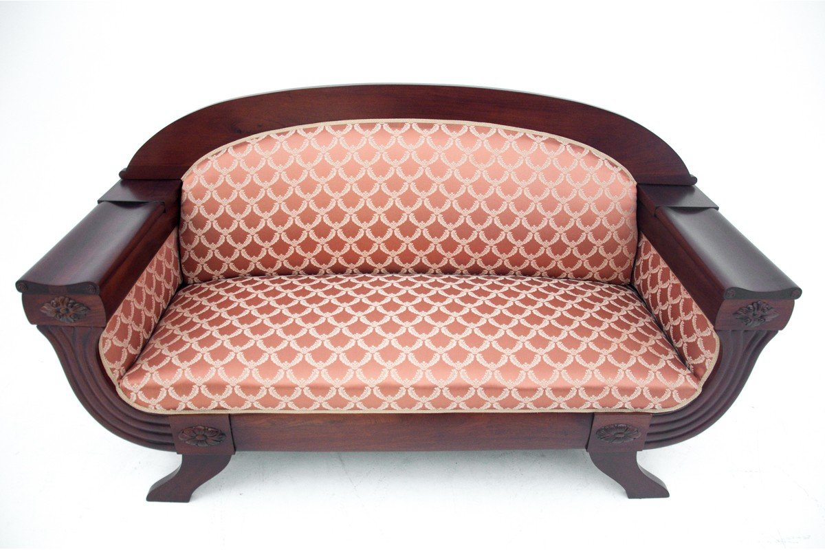 Antique sofa, Northern Europe, turn of the 19th centuries.-photo-2