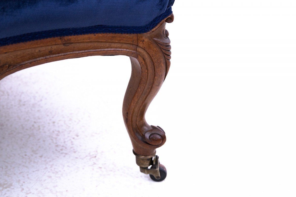 Canapé ancien, France, vers 1880. Après restauration.-photo-6