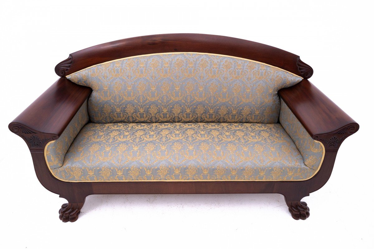 Canapé Biedermeier antique, Europe du Nord, vers 1880.-photo-2