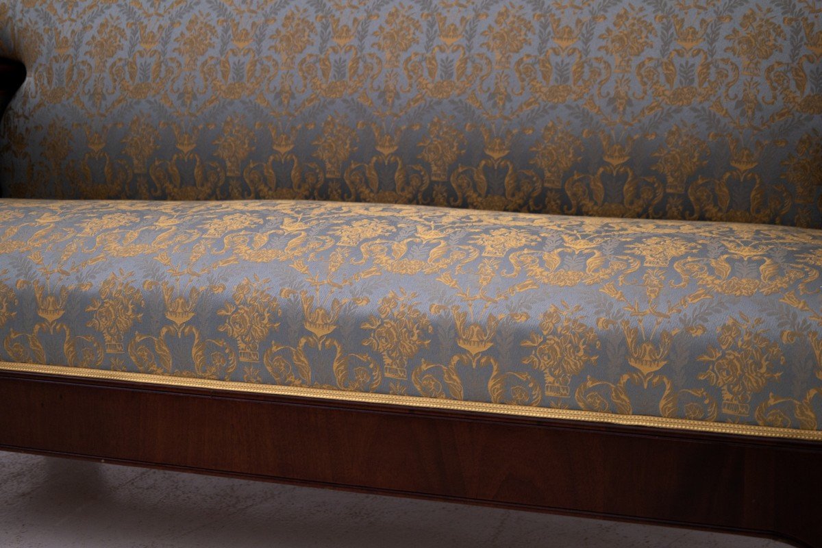 Canapé Biedermeier antique, Europe du Nord, vers 1880.-photo-3