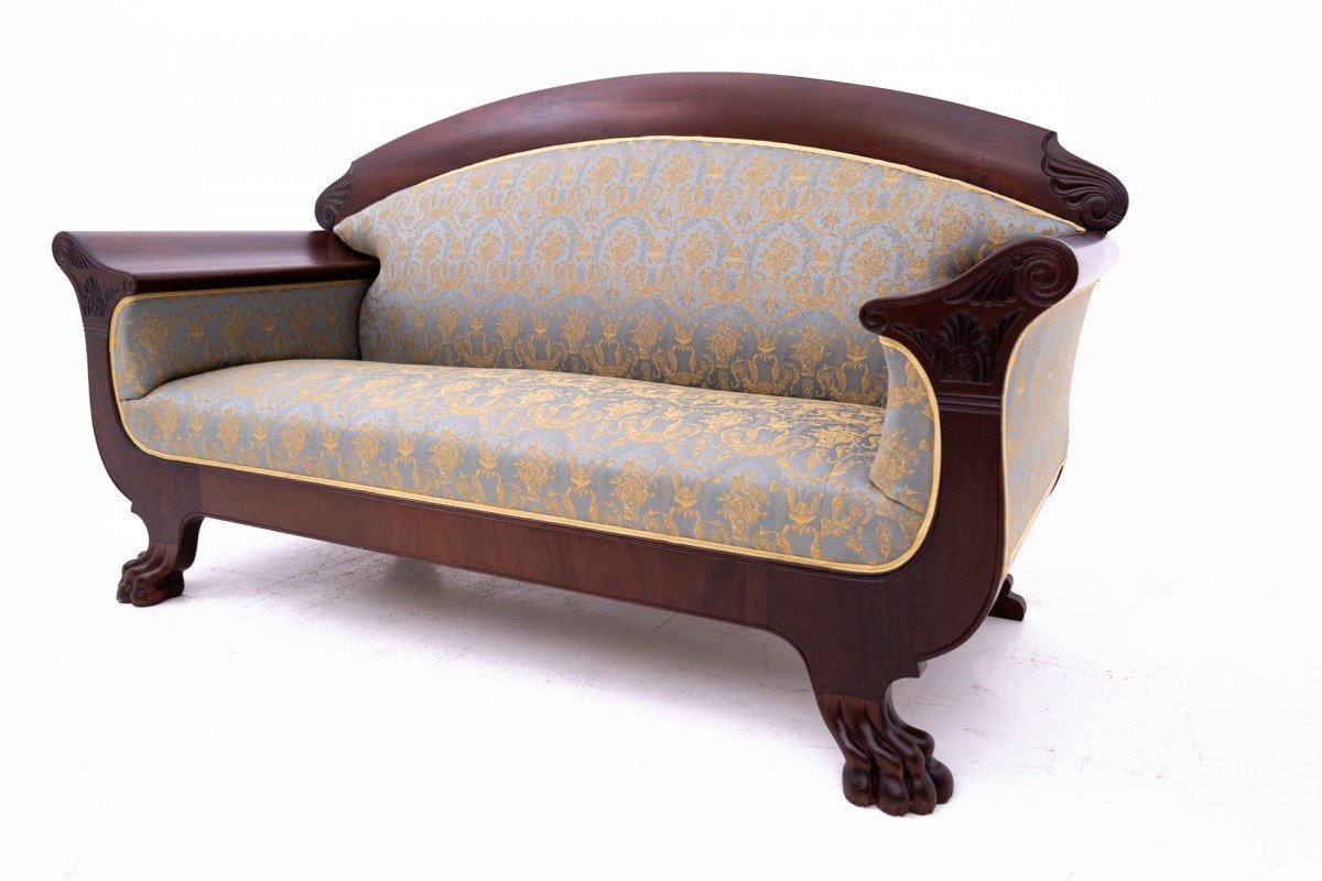 Canapé Biedermeier antique, Europe du Nord, vers 1880.-photo-4