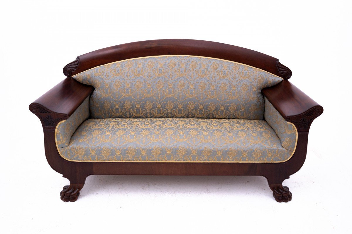 Canapé Biedermeier antique, Europe du Nord, vers 1880.-photo-8