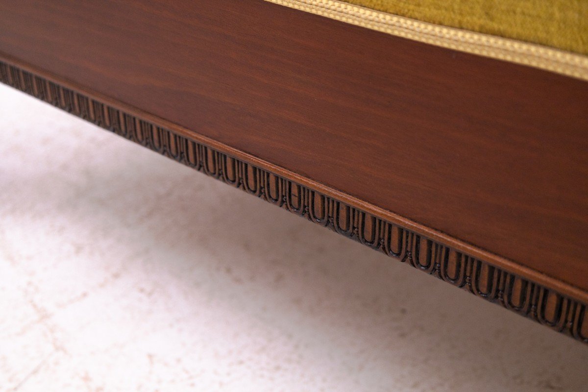 Antique Yellow Sofa, Northern Europe, Circa 1880.-photo-2