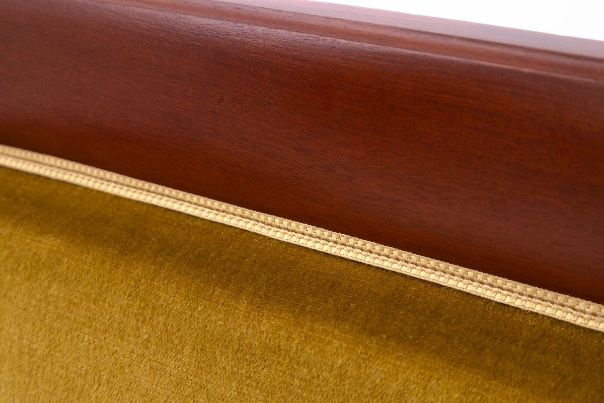 Antique Yellow Sofa, Northern Europe, Circa 1880.-photo-4