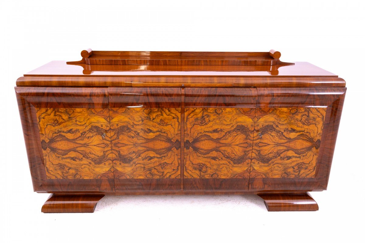Buffet Art déco des années 1920, Allemagne. Après rénovation.