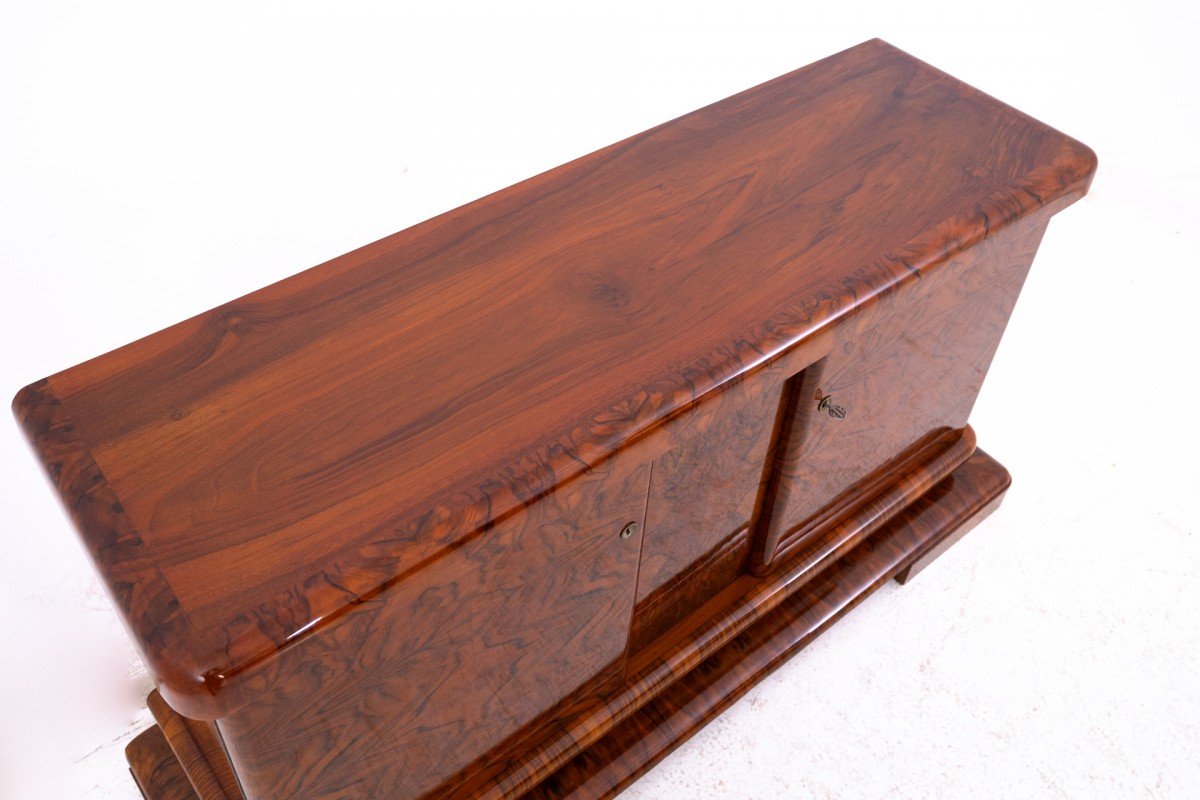 Unique Art Deco Chest Of Drawers, Poland, Circa 1930. Restored-photo-3