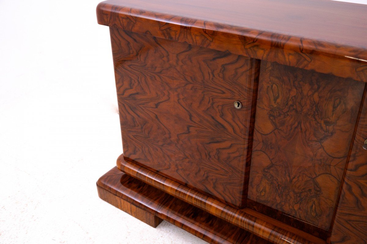 Unique Art Deco Chest Of Drawers, Poland, Circa 1930. Restored-photo-5