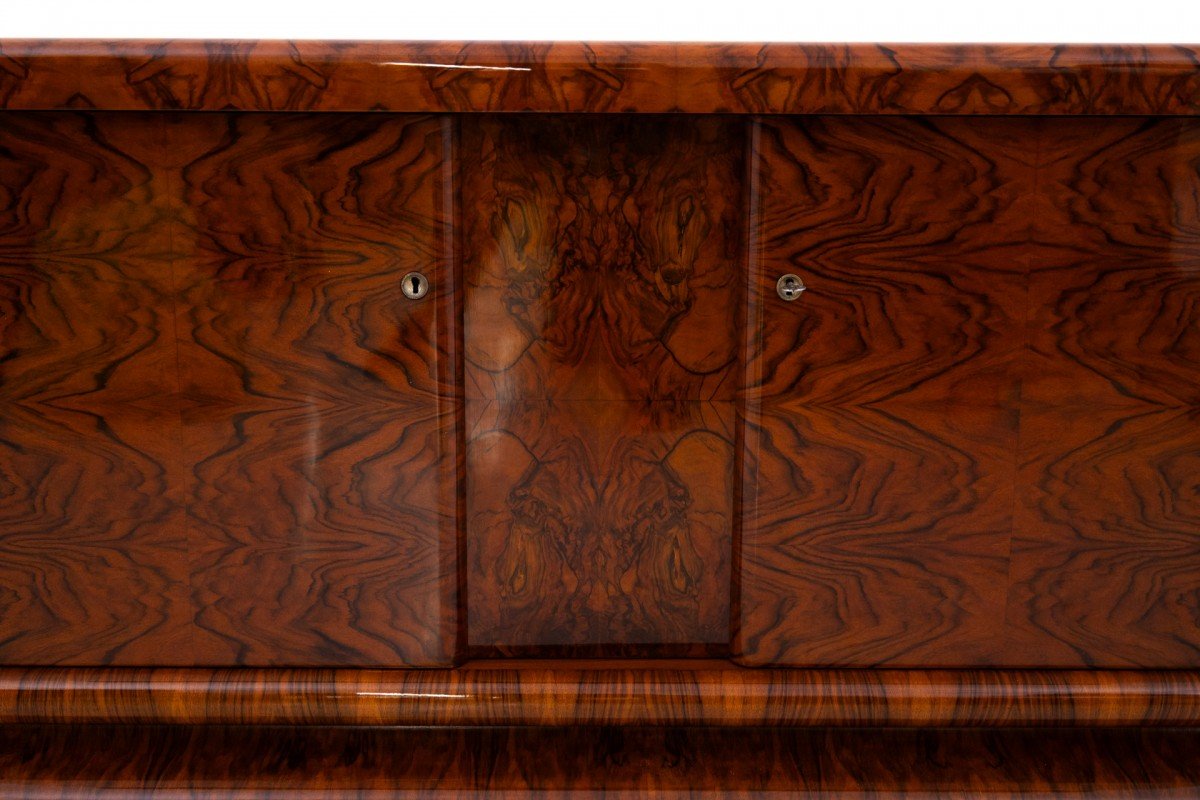 Unique Art Deco Chest Of Drawers, Poland, Circa 1930. Restored-photo-6