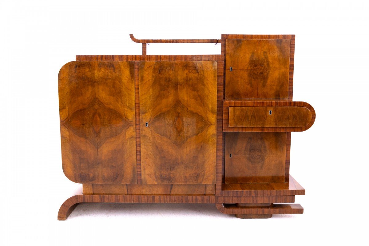 Commode Art Déco unique, Pologne, vers 1930.-photo-4