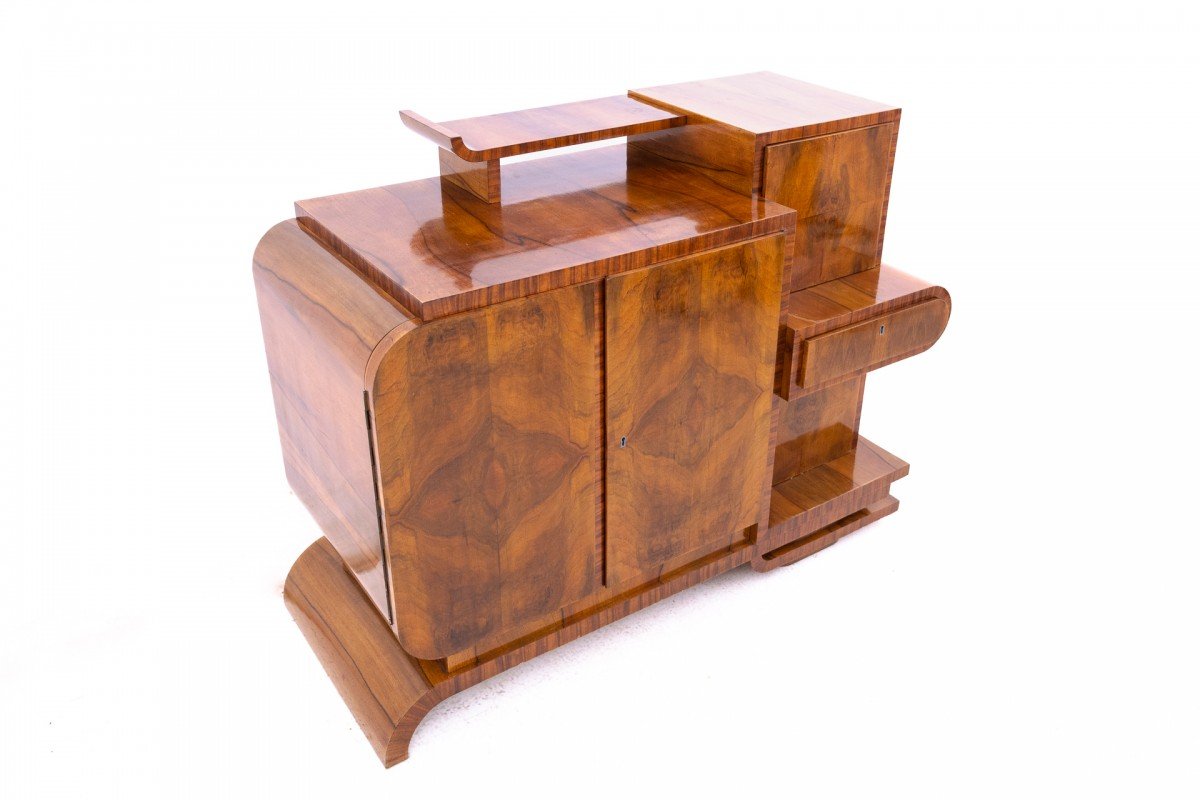 Commode Art Déco unique, Pologne, vers 1930.-photo-1