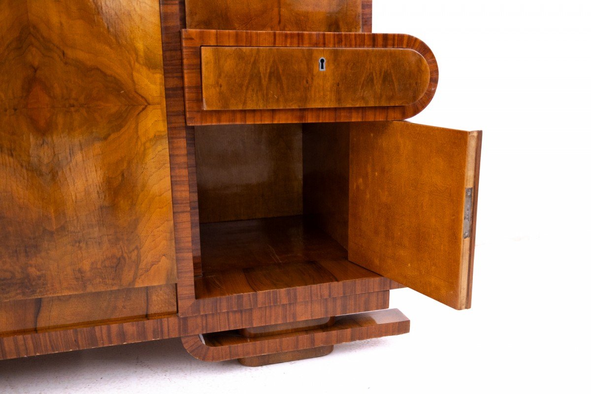 Commode Art Déco unique, Pologne, vers 1930.-photo-7