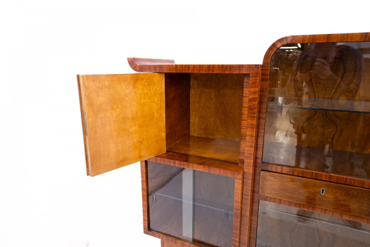 Unique Art Deco Display Case, Poland, 1930s.-photo-4
