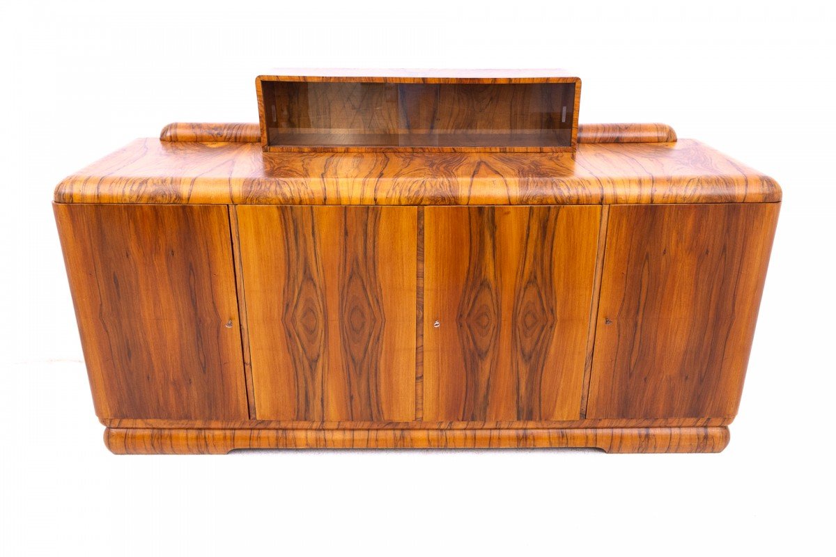 Buffet Art déco des années 1940, Pologne. Après restauration.