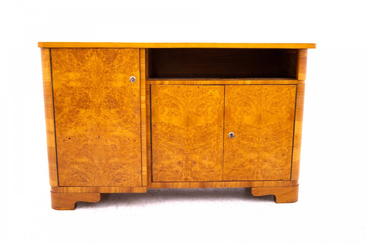 Commode Art Déco des années 1930/1940, Pologne.