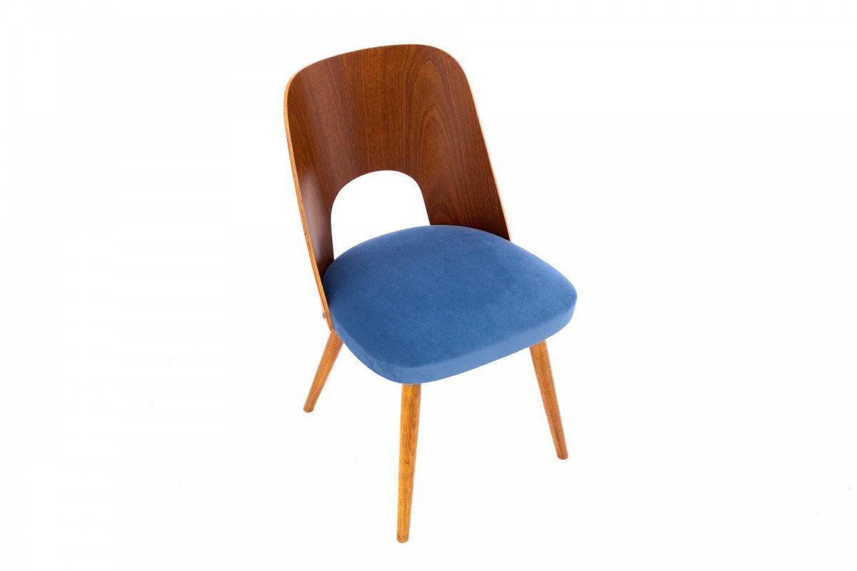 Set Of Vintage Chairs, Designed By Oswald Haerdtl, Czech Republic, 1950s.-photo-3