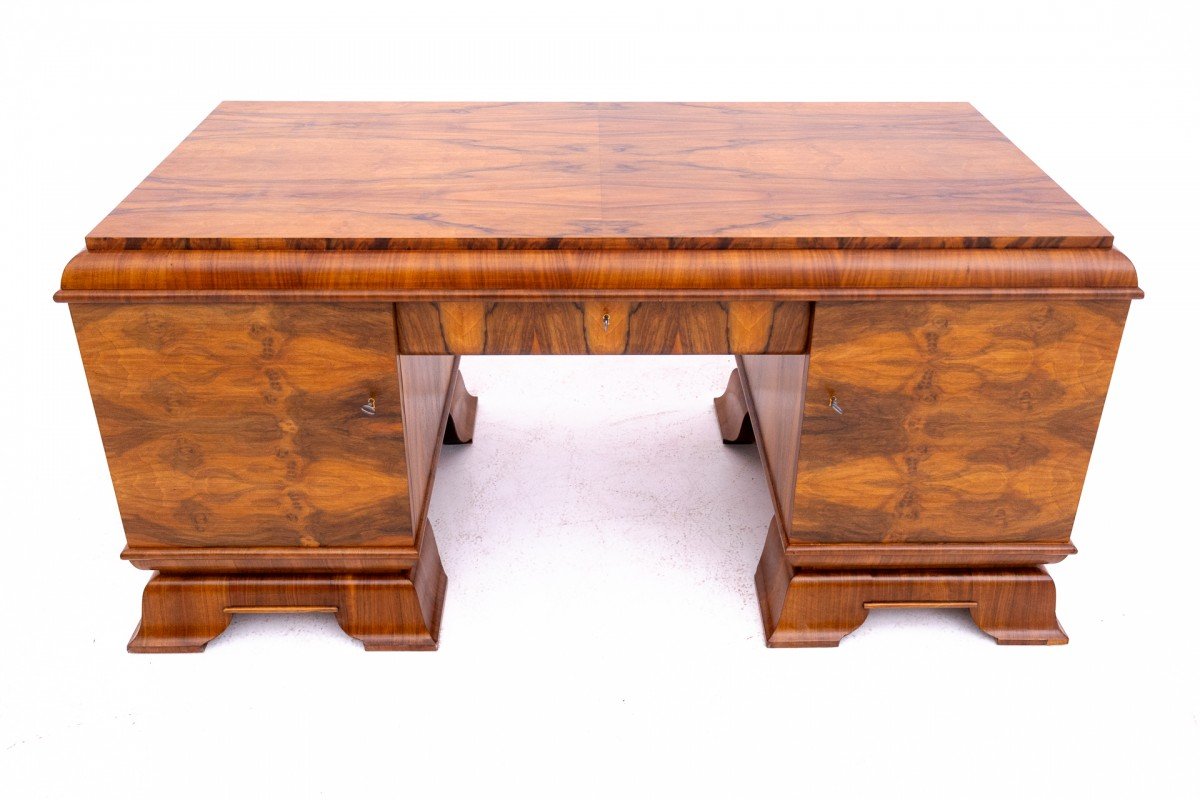  Art Deco Desk Set From The 1930s, Poland.-photo-2